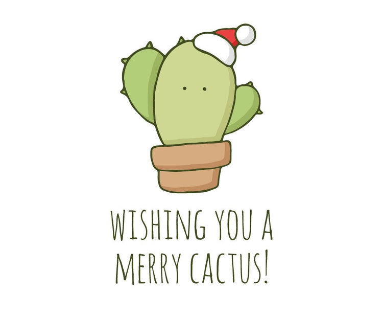 Wishing you a merry cactus