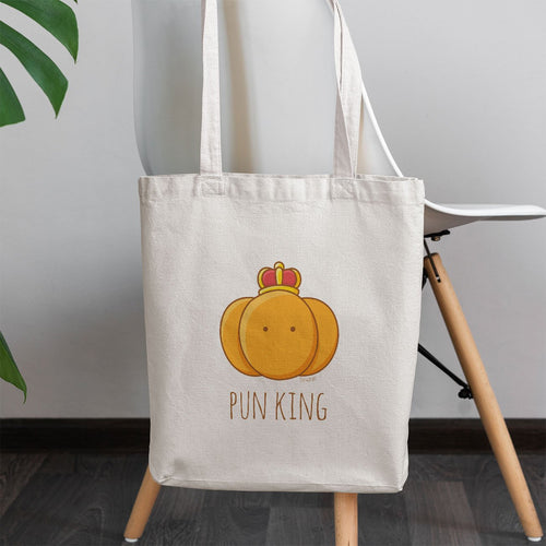 Pun King Tote Bag