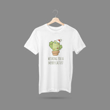 Load image into Gallery viewer, Wishing You a Merry Cactus! T-Shirt
