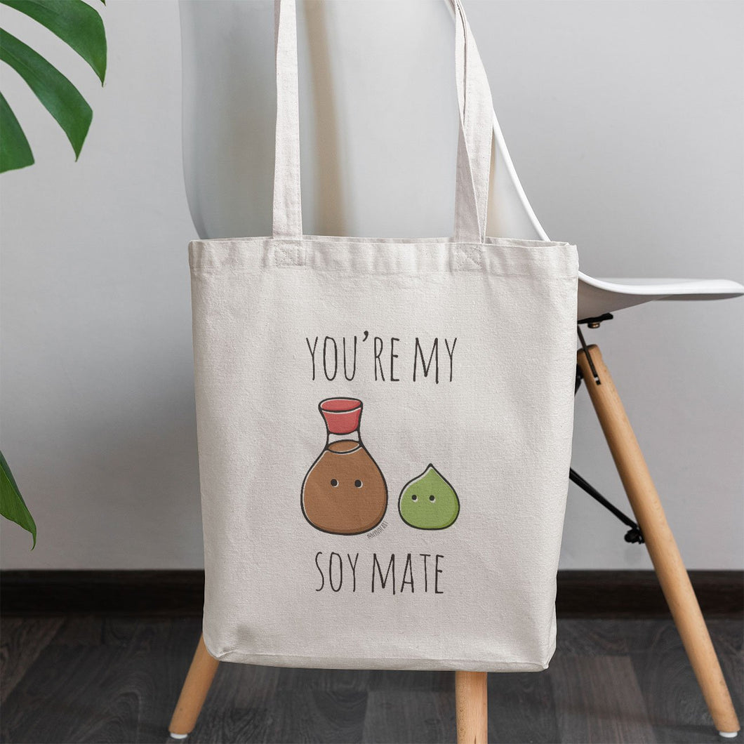 You're My Soy Mate Tote Bag